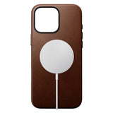 iPhone 16 Nomad Pro Max Traditional Leather Case - MagSafe Compatible - Brown