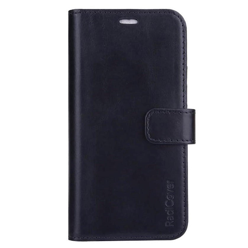 RadiCover 2-in-1 - iPhone 13 Pro Max - Genuine Leather Case - 86% Radiation Protection - Black