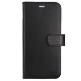 RadiCover Exclusive 2-in-1 iPhone 14 / 13 - Genuine Leather Case - 86% Radiation Protection - Black