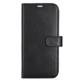 RadiCover Exclusive 2-in-1 iPhone 14 Plus - Genuine Leather Case - 86% Radiation Protection - Black