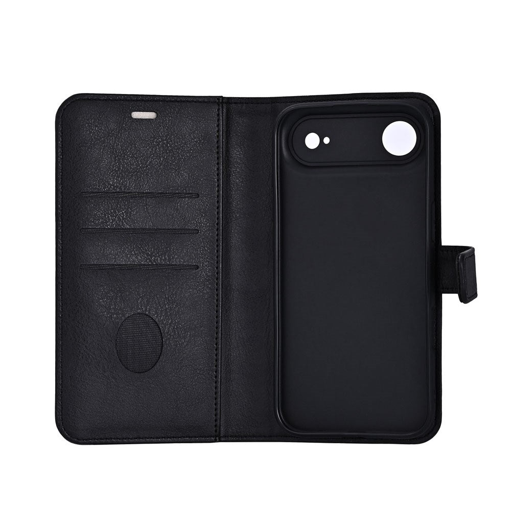 RadiCover iPhone Air Anti Radiation Faux Leather Flip Case with Wallet - Black