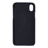 iPhone XR Onsala Faux Leather Case with Card Pocket - Black