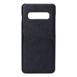 Samsung Galaxy S10+ (Plus) Onsala Faux Leather Case with Card Pocket - Black