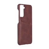 Samsung Galaxy S21 GEAR Onsala Collection Leather Case w. Card pocket - Brown