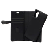 Samsung Galaxy A71 Buffalo 2-in-1 Genuine Leather Flip Case - Black