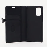 Samsung Galaxy S20+ (Plus) Buffalo 2-in-1 Genuine Leather Flip Case - Black