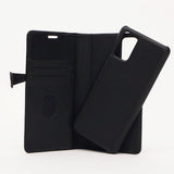 Samsung Galaxy S20+ (Plus) Buffalo 2-in-1 Genuine Leather Flip Case - Black