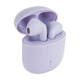 True Wireless Bluetooth In-Ear Headphones with Charging Case from Setty - Purple