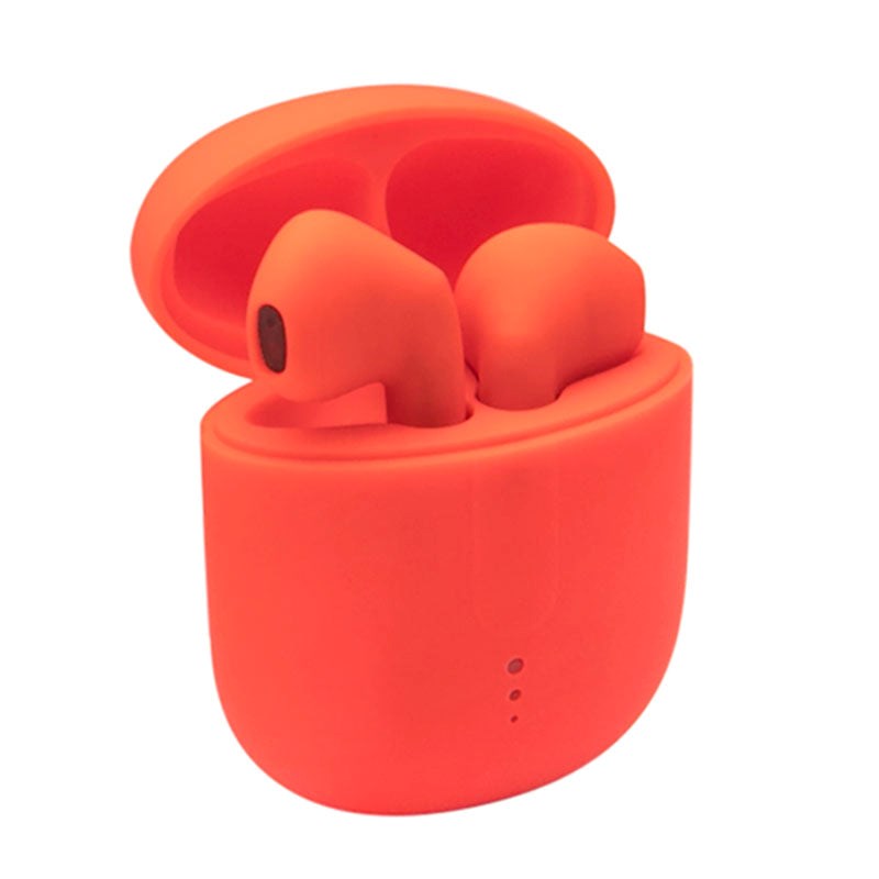 True Wireless Bluetooth In-Ear Headphones with Charging Case from Setty - Orange