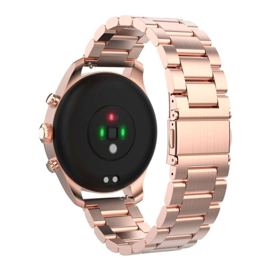 Forever Verfi SW-800 with Heart Rate Monitor & Pedometer - Fitness Smartwatch - Rose Gold