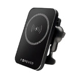 Forever MACH-100 Magnetic Mobile Phone Holder for Car Ventilation w. Wireless Charging 15W - Black