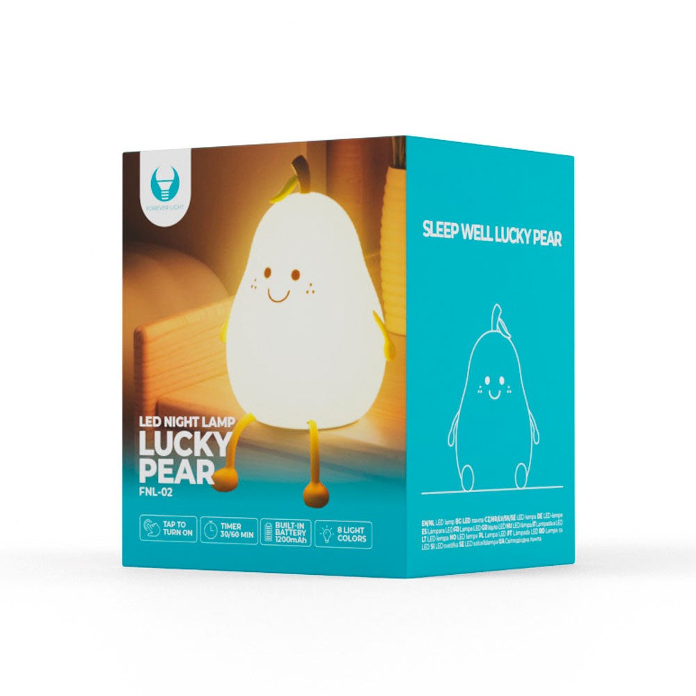 Forever Light Silicone Night Lamp LED - Lucky Pear