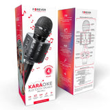 Forever BMS-300 Bluetooth Karaoke Microphone w. Speaker - Black