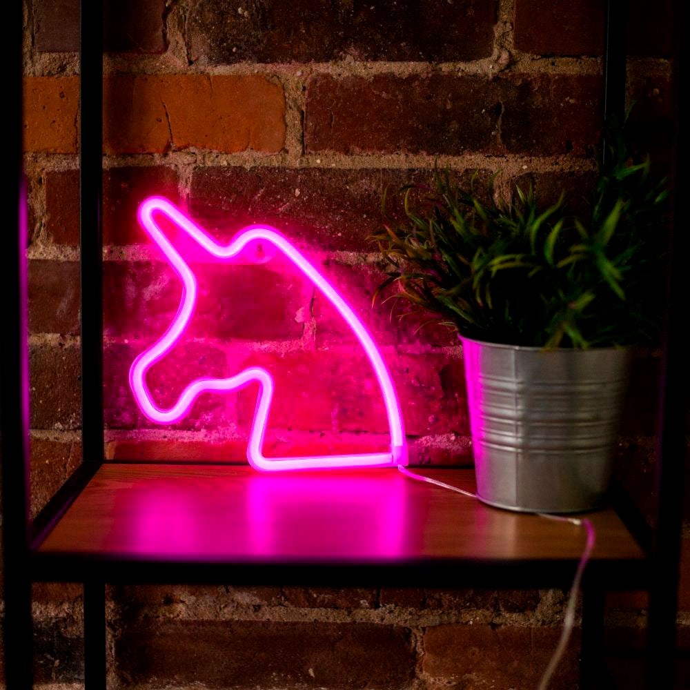 Forever Light Neon Sign LED - Pink Light with Unicorn