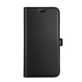 Samsung Galaxy S22+ (Plus) Gear Buffalo Wallet Genuine Leather Magnet Wallet Case - Black