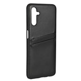 Samsung Galaxy A04s / A13 (5G) Buffalo Genuine Leather Case with Card Pocket - Black