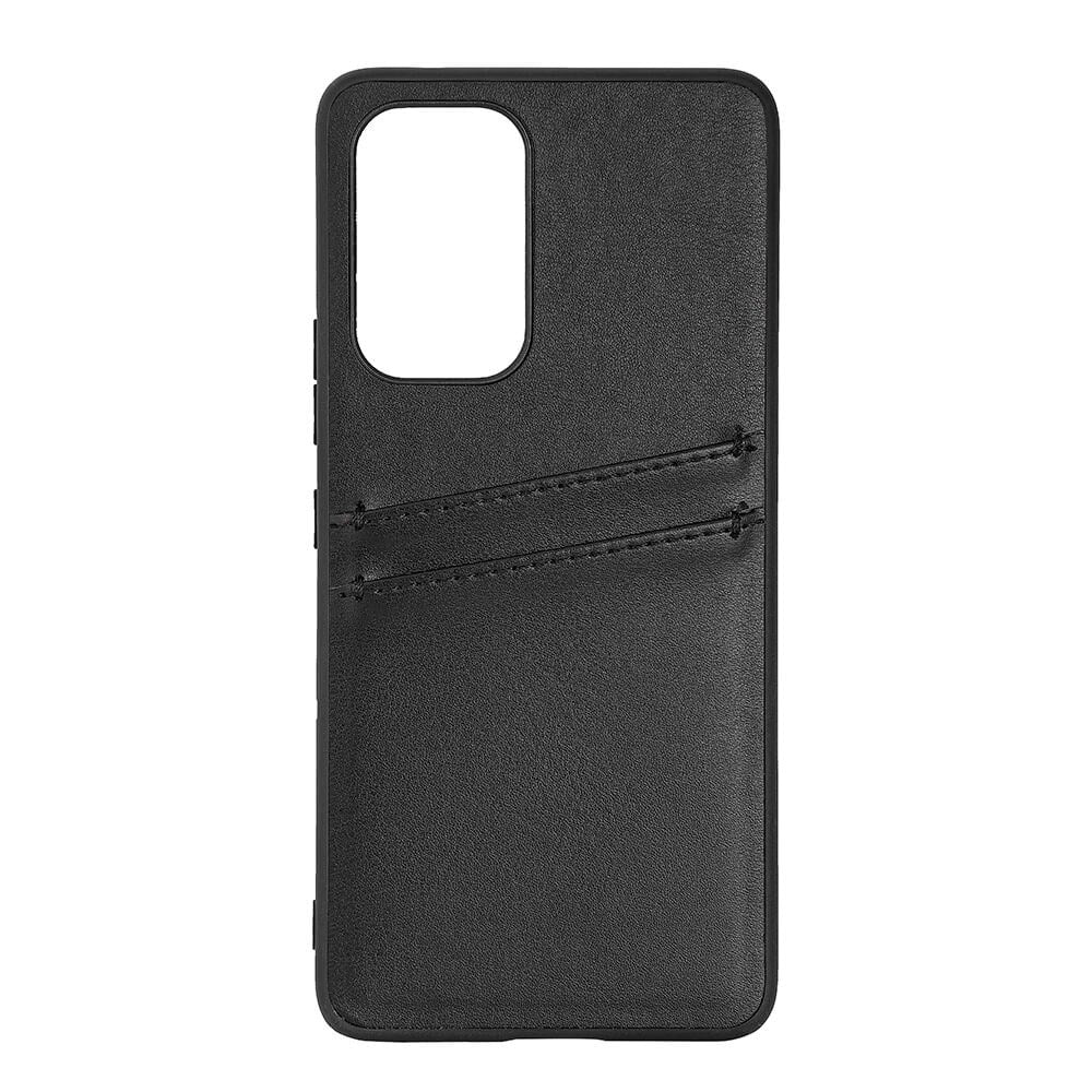 Samsung Galaxy A53 (5G) Buffalo Genuine Leather Case with Card Pocket - Black