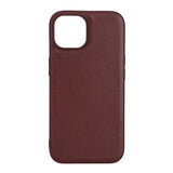 iPhone 15 Buffalo Faux Leather Case - MagSafe Compatible - Brown
