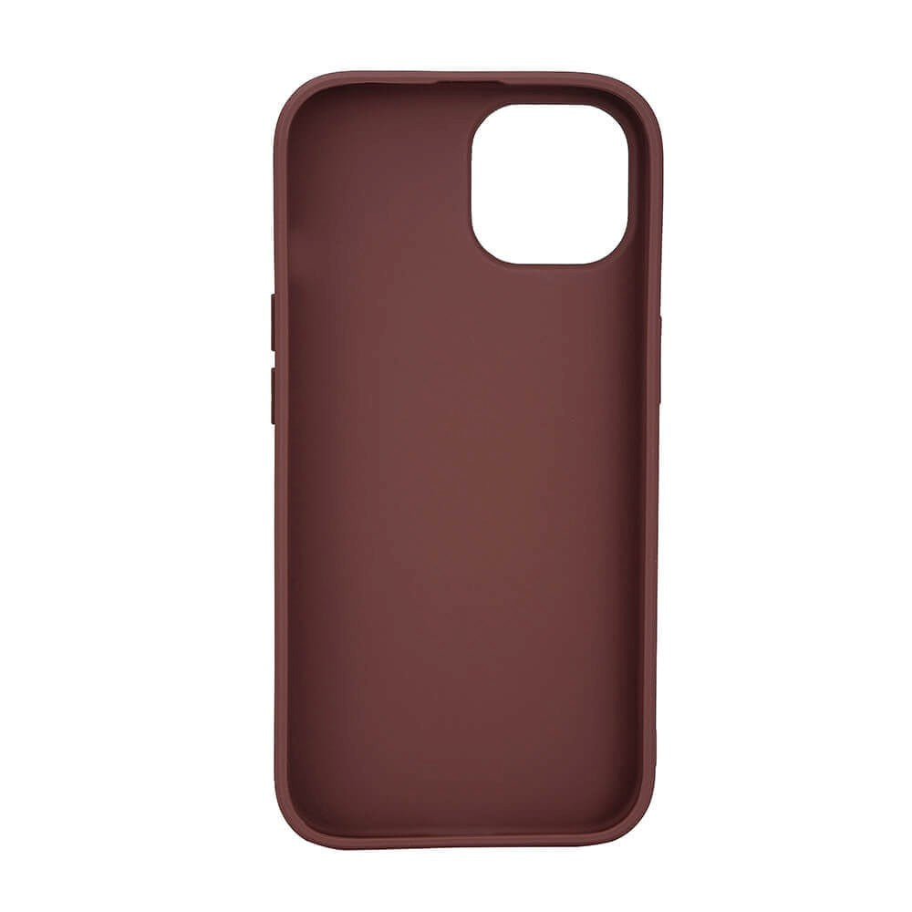 iPhone 15 Buffalo Faux Leather Case - MagSafe Compatible - Brown