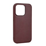 iPhone 15 Pro Buffalo Faux Leather Case - MagSafe Compatible - Brown