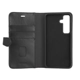 Samsung Galaxy S24 GEAR Buffalo 2-in-1 Wallet Genuine Leather Magnet Flip Case with Wallet - Black