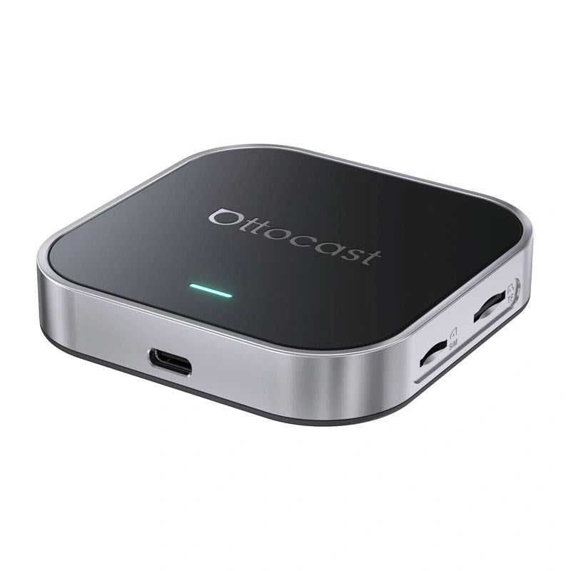 Ottocast OttoAibox E2 Wireless Adapter for Apple CarPlay & Android Auto - Black