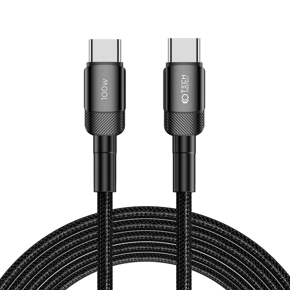 Tech-Protect Ultraboost Evo USB-C to USB-C Cable 100W/5A 3m - Black