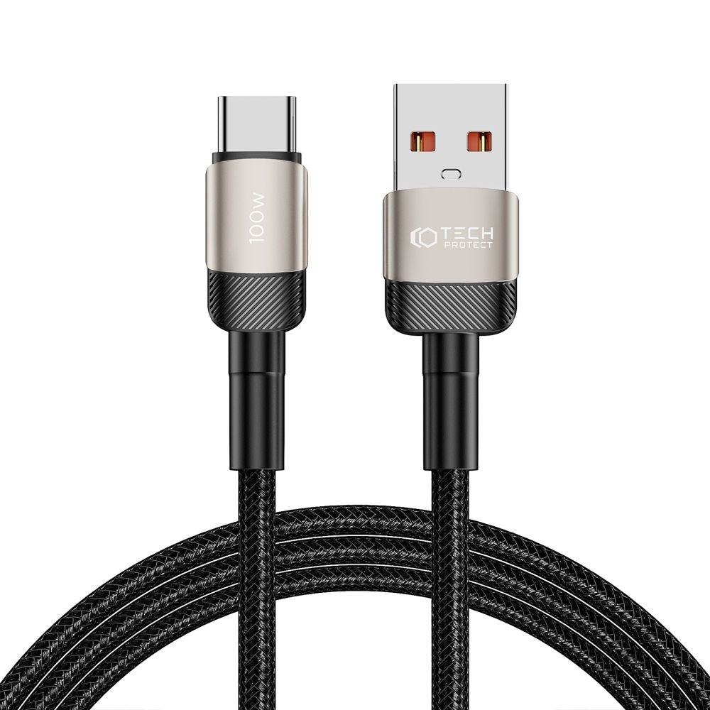 Tech-Protect Ultraboost Evo USB-A to USB-C Cable 100W/5A 2m - Titanium