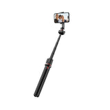 L07S Tech-Protect Selfie Stick w. Flexible Tripod & Bluetooth - Black