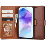 Samsung Galaxy A55 (5G) Tech-Protect Flip Case with Wallet - Brown