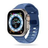 Apple Watch (42/44/SE/45/46/49mm) Iconband Tech-Protect Line Silicone Strap - Blue