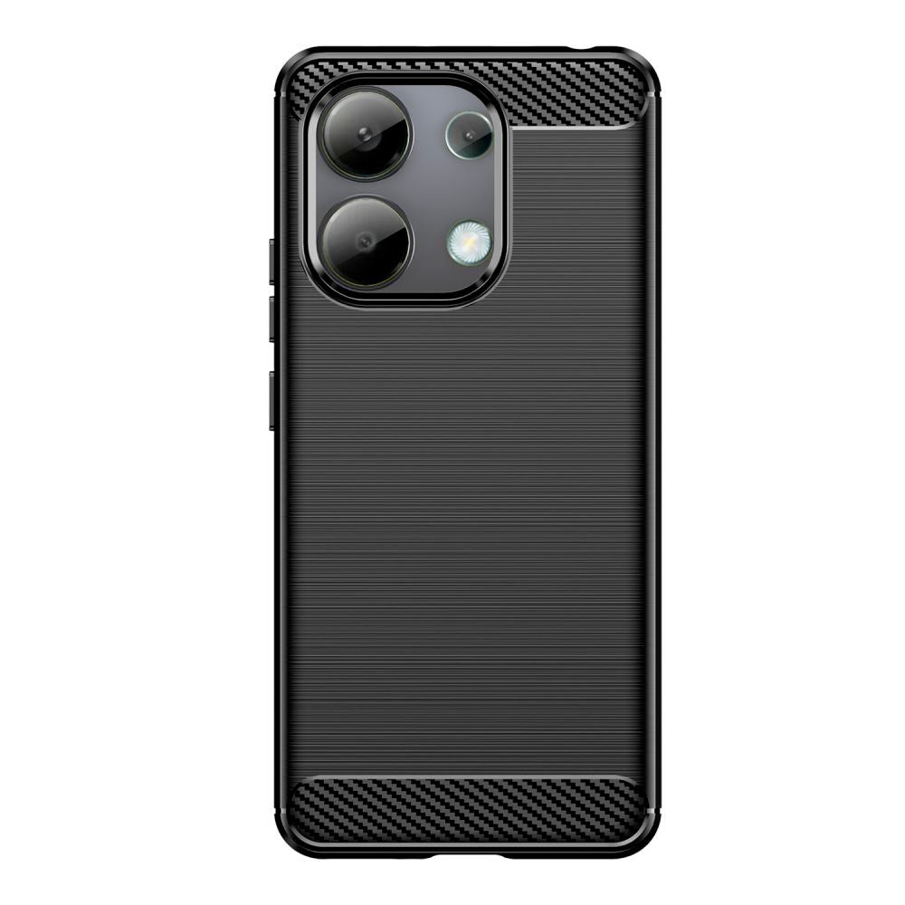 Xiaomi Redmi Note 13 (4G) Tech-Protect Flexible Plastic Carbon Case - Black