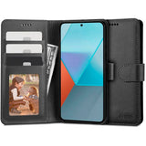 Xiaomi Redmi Note 13 (4G) Tech-Protect Flip Case with Wallet - Black