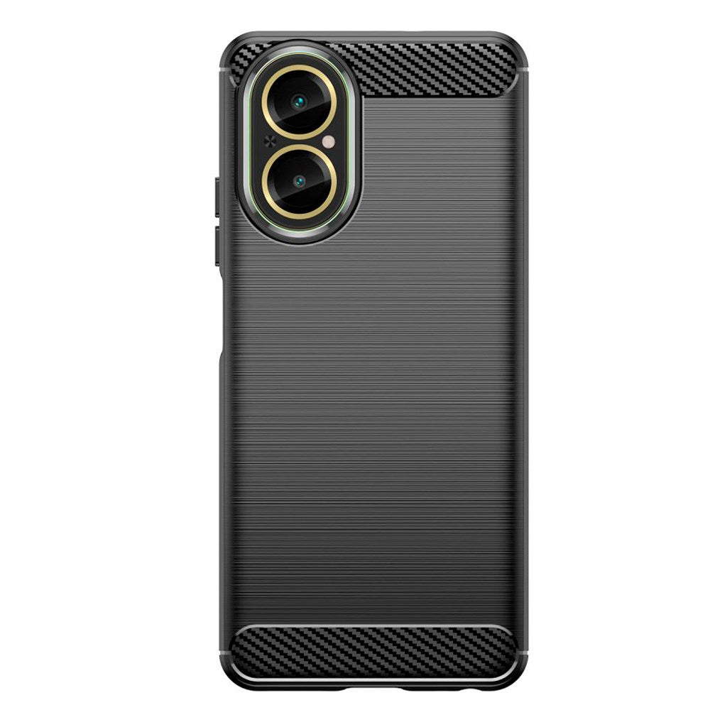 Realme C67 (4G) Tech-Protect Flexible Plastic Carbon Case - Black