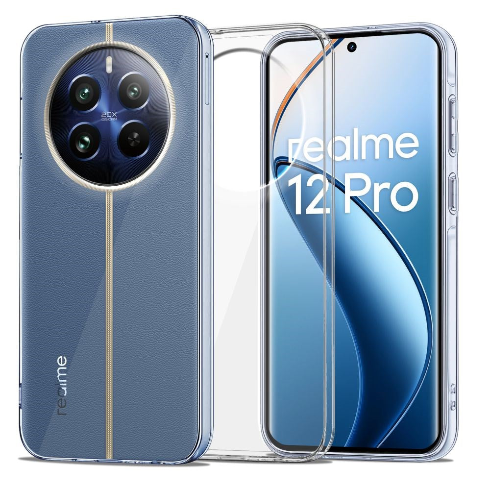 Realme 12 Pro (5G) / 12 Pro+ (5G) Tech-Protect Flexair Flexible Plastic Case - Transparent