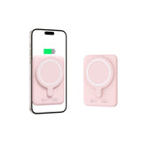 Tech-Protect Wireless Powerbank 5000 mAh - MagSafe Compatible - Pink