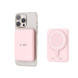 Tech-Protect Wireless Powerbank 5000 mAh - MagSafe Compatible - Pink