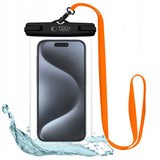 Tech-Protect Universal Waterproof Case Pouch - Black / Transparent (Max. Phone: 175 x 100 mm)