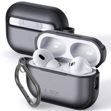 Tech-Protect MagMat Apple AirPods Pro (1st & 2nd Gen) Case with Carabiner - Matte Black