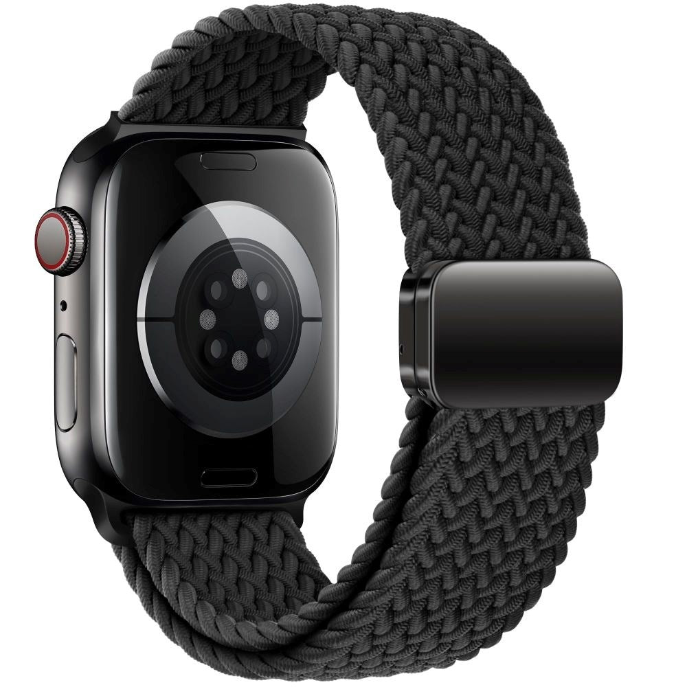 Apple Watch (42/44/SE/45/46/49mm) Tech-Protect Nylon Strap - Black