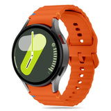 Samsung Galaxy Watch 4 / 5 / 6 / 7 / FE Tech-Protect Silicone Sport Watch Band - Orange