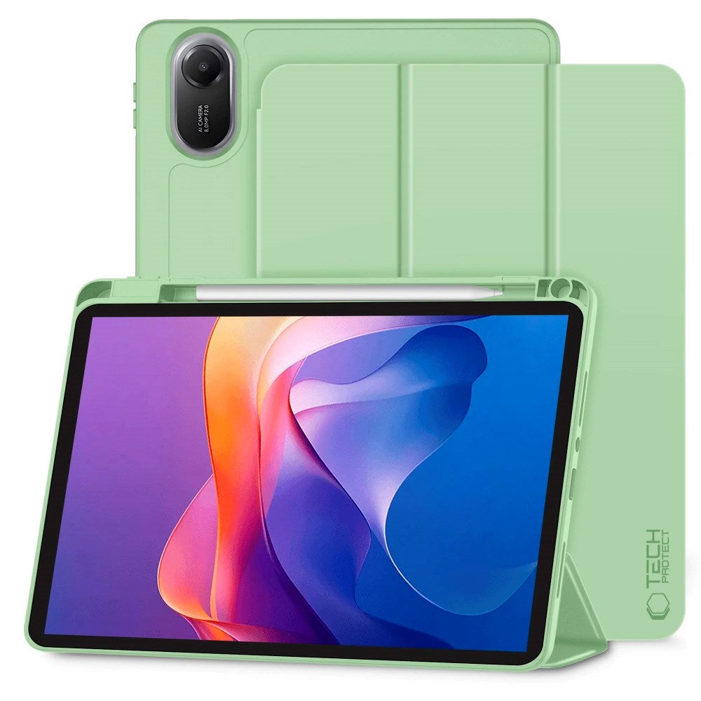Xiaomi Redmi Pad 2 Tech-Protect SmartCase Flip Case with Pen Holder - Green