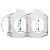 Huawei Watch GT 5 Pro (46mm) Tech-Protect Easy Set+ Screen Protection Set with Mounting Frame - 2 pcs. - Transparent