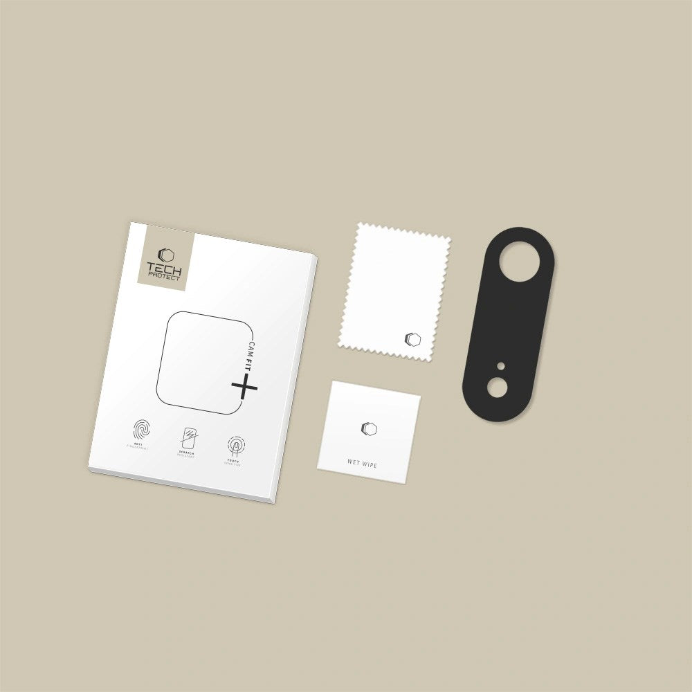 iPhone Air Tech-Protect CamAlloy Fit+ Camera Lens Protection Case - Black