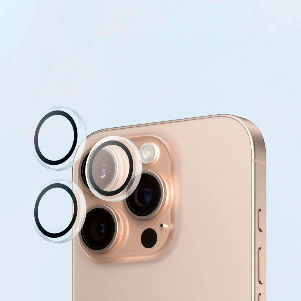 iPhone 17 Pro Max / 16 Pro Max Tech-Protect Easy Set+ Protection Set with Screen Protection Glass & Camera Lens Protection Glass - Transparent