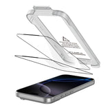 iPhone 17 Pro Tech-Protect Quick Set+ Screen Protection Glass - 2 pcs - Transparent / Black Edge
