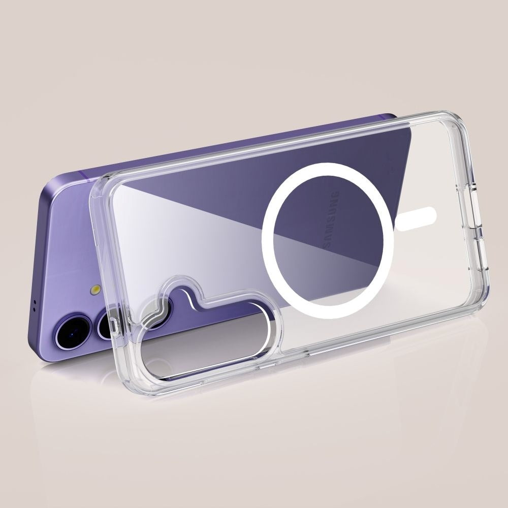 Samsung Galaxy S25+ (Plus) Tech-Protect Flexair Hybrid Case - MagSafe Compatible - Transparent