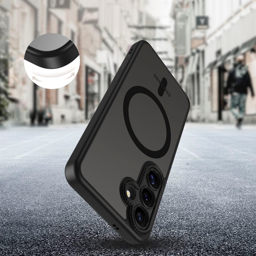 Samsung Galaxy S25 Tech-Protect MagCam Case - MagSafe Compatible - Matte Black