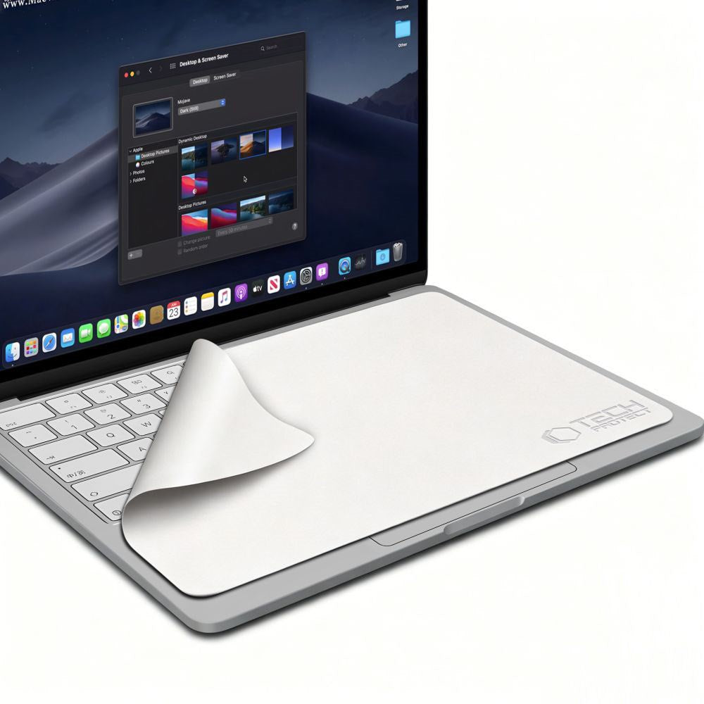 Tech-Protect Polishing Cloth for Laptop 15-16" - Grey