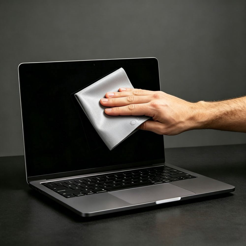 Tech-Protect Polishing Cloth for Laptop 15-16" - Grey